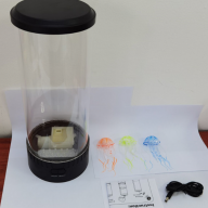 Светодиодный ночник &quot;Медузы в аквариуме&quot; Цилиндр 35 см Jellyfish Lamp USB - Светодиодный ночник "Медузы в аквариуме" Цилиндр 35 см Jellyfish Lamp USB