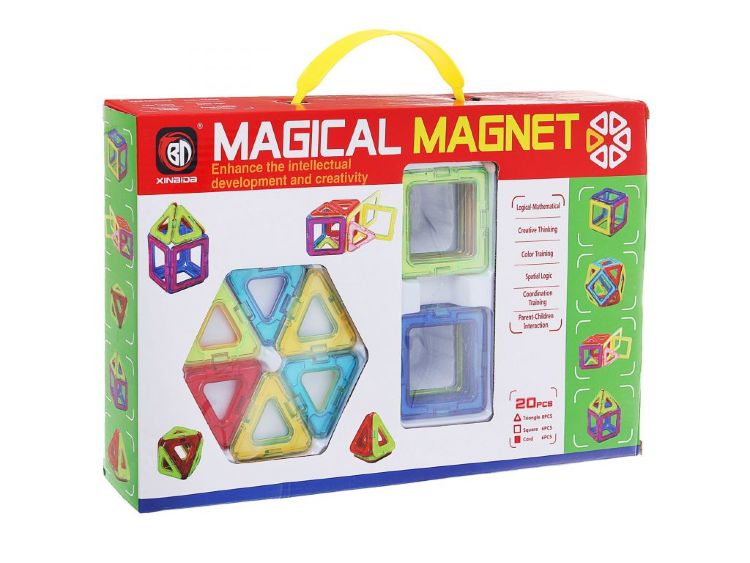 Магнитный конструктор Magical Magnet 20 деталей