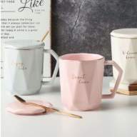 Кружка с крышкой и ложкой &quot;Beautiful Mug&quot;, 330 мл - Кружка с крышкой и ложкой "Beautiful Mug", 330 мл