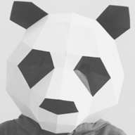 Картонная 3D маска Панда Art Panda Mask, набор для сборки, DIY - Картонная 3D маска Панда Art Panda Mask, набор для сборки, DIY