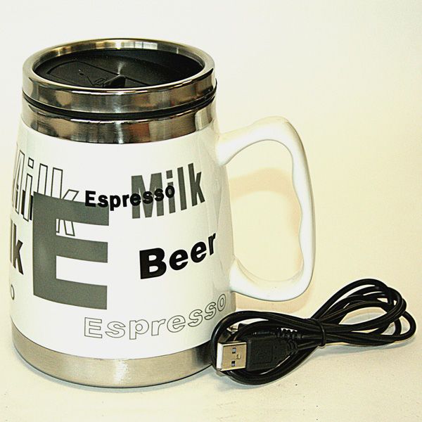 Кружка USB Milk black