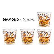 Подарочный набор для виски DIAMOND 6 в 1, Графин-декантер, бокалы, форма для льда &quot;Сфера&quot;, для крепких напитков - Подарочный набор для виски DIAMOND 6 в 1, Графин-декантер, бокалы, форма для льда "Сфера", для крепких напитков