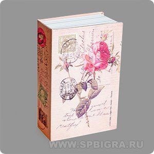 Книга сейф "Роза" средняя