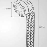 Световая насадка для душа Led Shower с датчиком температуры и фильтрующими гранулами - Световая насадка для душа Led Shower с датчиком температуры и фильтрующими гранулами