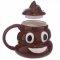 Кружка с крышкой "Какашка" Poo Shaped Mug, 380 мл