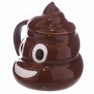 Кружка с крышкой &quot;Какашка&quot; Poo Shaped Mug, 380 мл - Кружка с крышкой "Какашка" Poo Shaped Mug, 380 мл