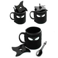 Кружка Ниндзя Ninja Mug с подставкой и ложкой - Кружка Ниндзя Ninja Mug с подставкой и ложкой