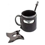 Кружка Ниндзя Ninja Mug с подставкой и ложкой - Кружка Ниндзя Ninja Mug с подставкой и ложкой