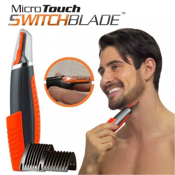 Триммер Micro Touch Switchblade с насадками для стрижки