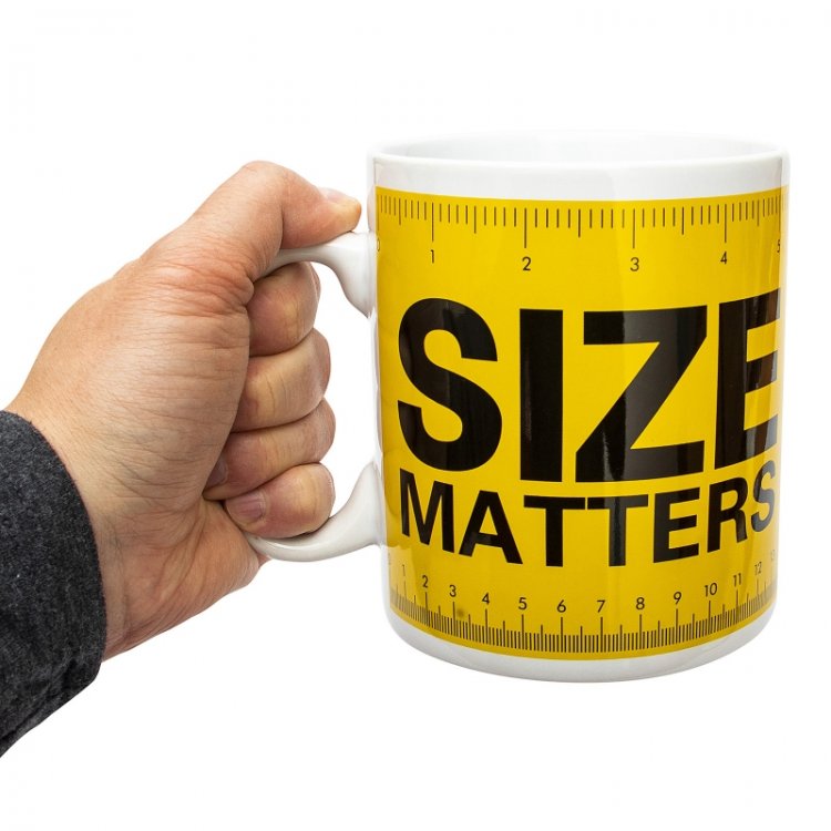 Гигантская кружка Size Matters, 900 мл