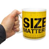 Гигантская кружка Size Matters, 900 мл - Гигантская кружка Size Matters, 900 мл